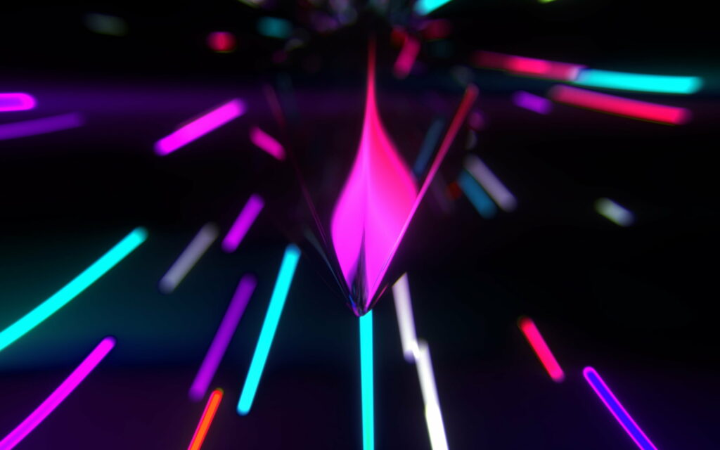 Luminous Spectra: A Mesmerizing Neon Symphony Wallpaper
