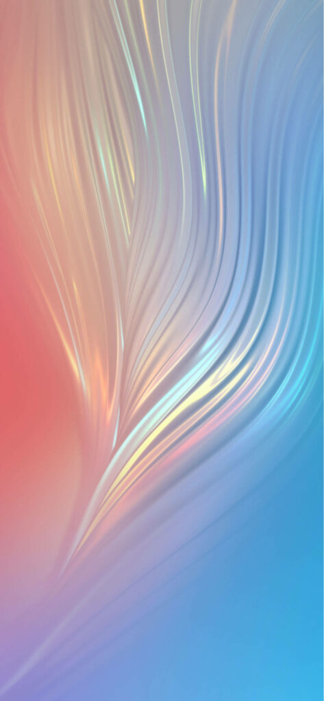 Glimmering Universe: Mesmerizing Pastel Lights on a Flowing Cellophane Canvas Wallpaper