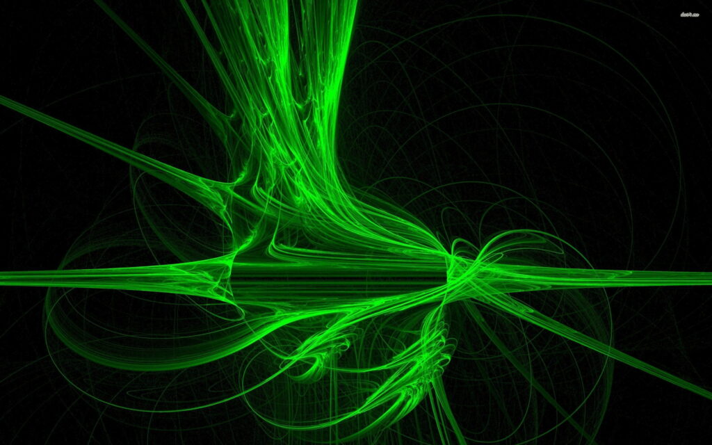 Luminescent Neon Fibers: Captivating QHD Wallpaper Background