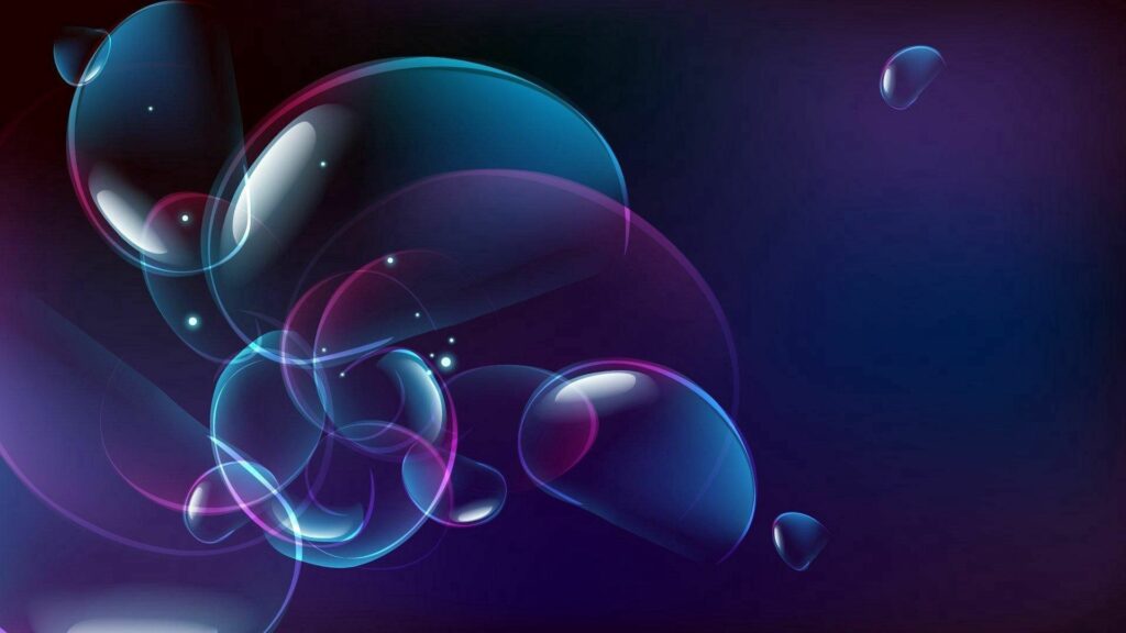 Glowing Abstract Ovals on Dark Background - 1920x1080 Wallpaper