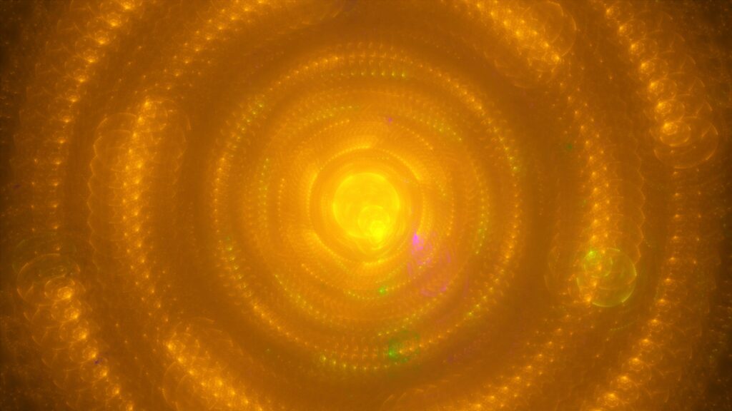 Vibrant Yellow Circles: Abstract 3840x2160 Wallpaper Background