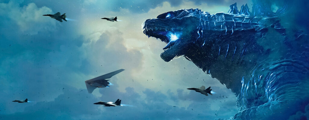 Rampaging Godzilla: Tokyo's Ultimate Showdown Unleashed Wallpaper