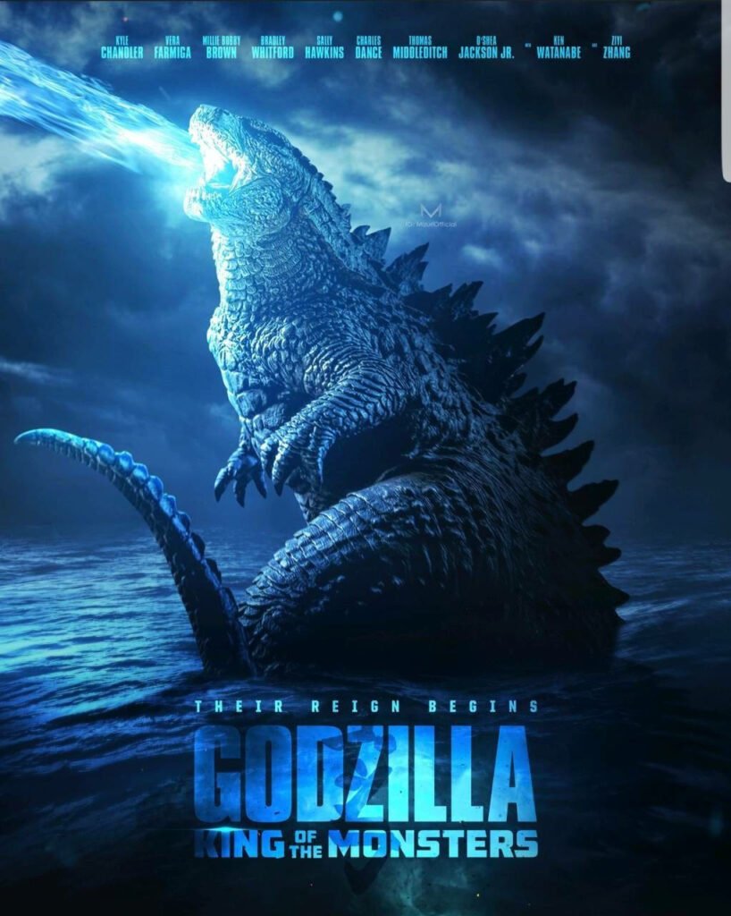 Unleashing Havoc: Godzilla's Wrath Unleashed in a Battle for Survival Wallpaper