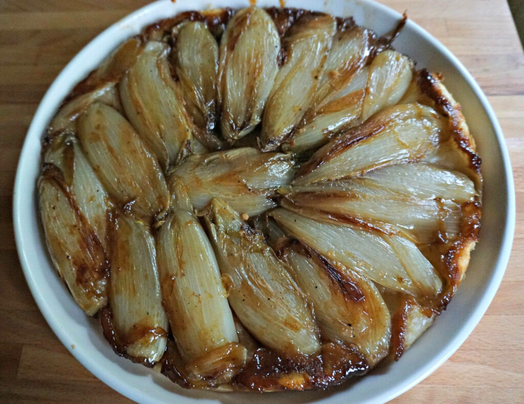 Golden-Brown Belgian Endive Pie: Hearty Wallpaper Background