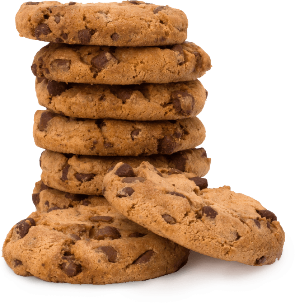 Golden-Brown Chocolate Chip Cookies Wallpaper for Dessert Lovers