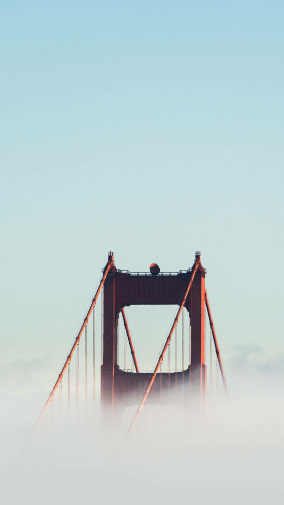 Golden Gate Bridge Fog Wallpaper for Samsung Galaxy S4 Background