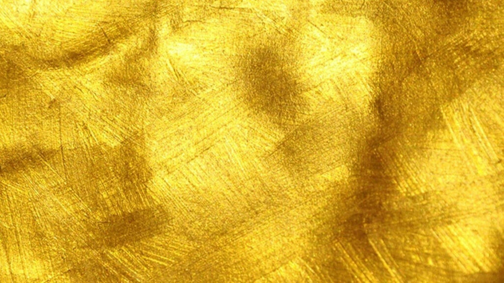 Luxurious golden textured wallpaper with rich metallic tones and expressive brushstrokes background