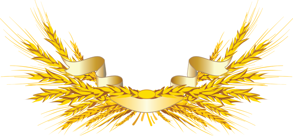 Elegant Golden Wheat Ribbon Wallpaper - Prosperity & Growth Design
