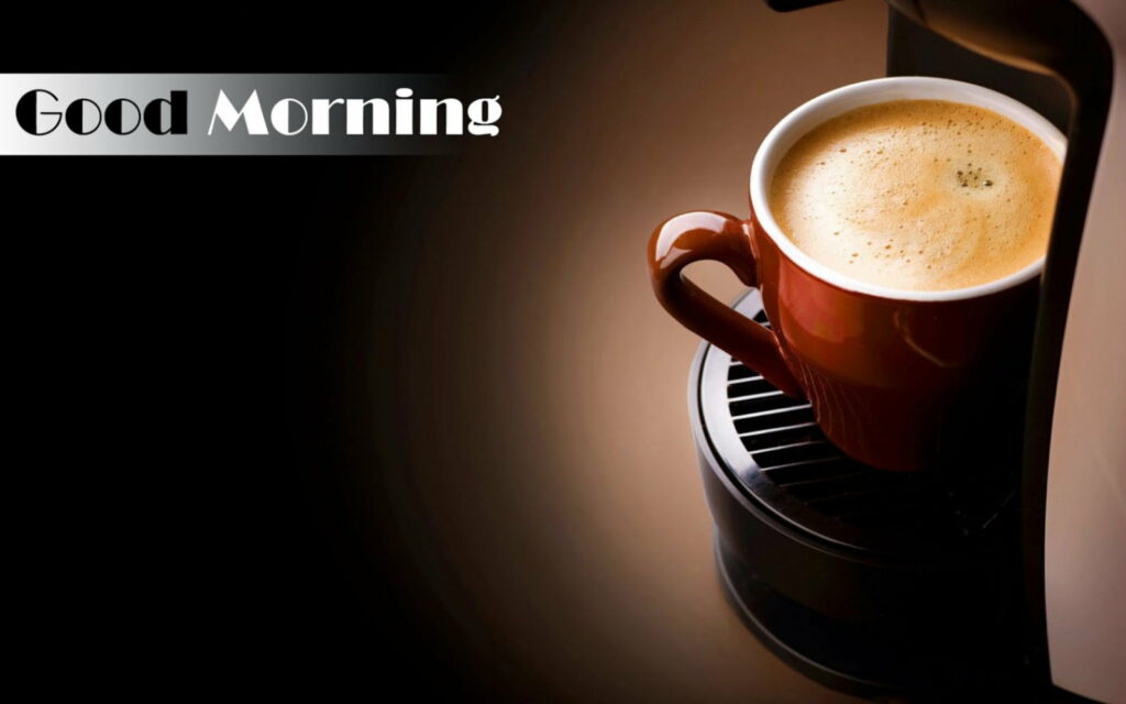 Refreshing Start: Captivating HD Wallpaper Celebrating Good Morning with Friends and a Cup of Coffee
