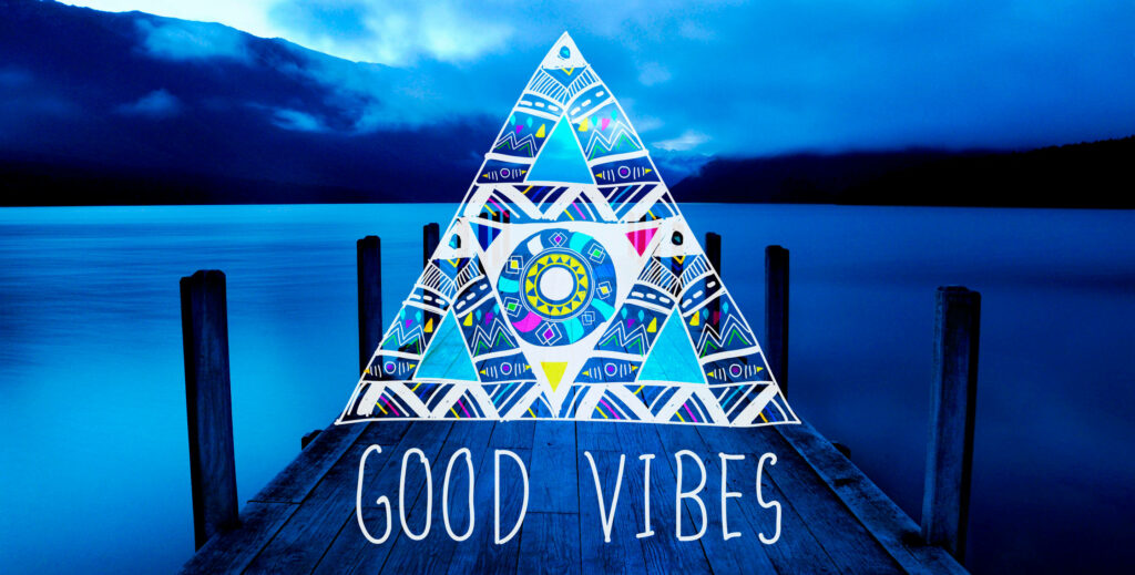 Hippy Lake Vibes Wallpaper