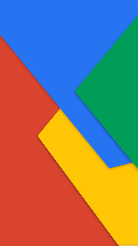 Vibrant and Seamless: Google Material 1080 X 1920 Wallpaper