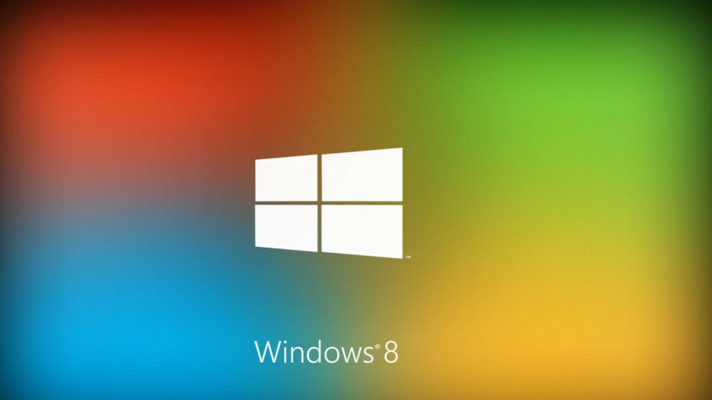 Vibrant Windows 8 Logo: Captivating HD Wallpaper Background