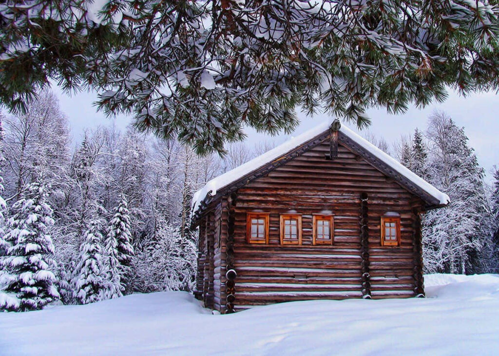 Untouched Memories: Vintage Winter Wonderland Wallpaper