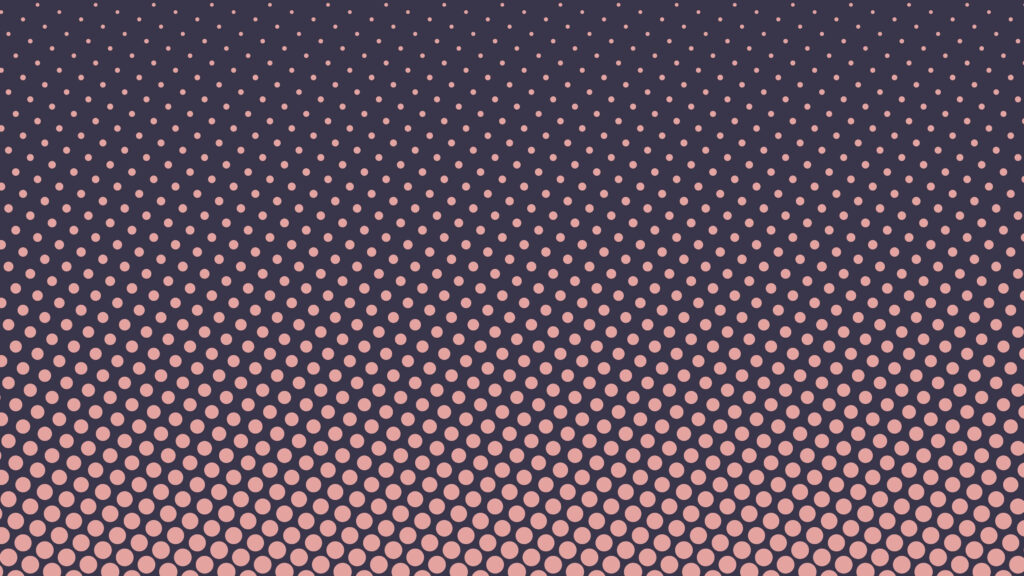 Gradient Dots Wallpaper: Navy Blue & Peach Pattern Background