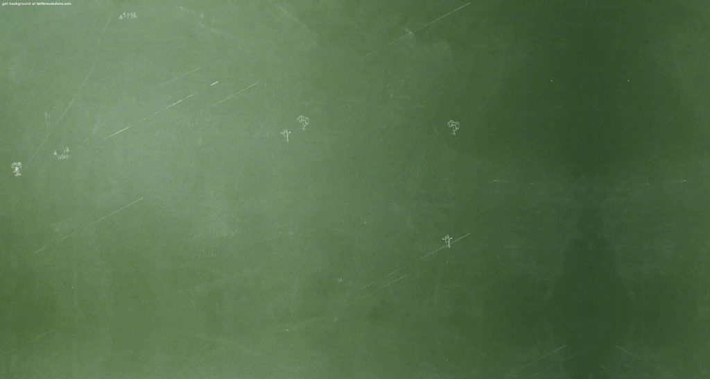 Gradient green chalkboard wallpaper with realistic texture and subtle white chalk doodbles background