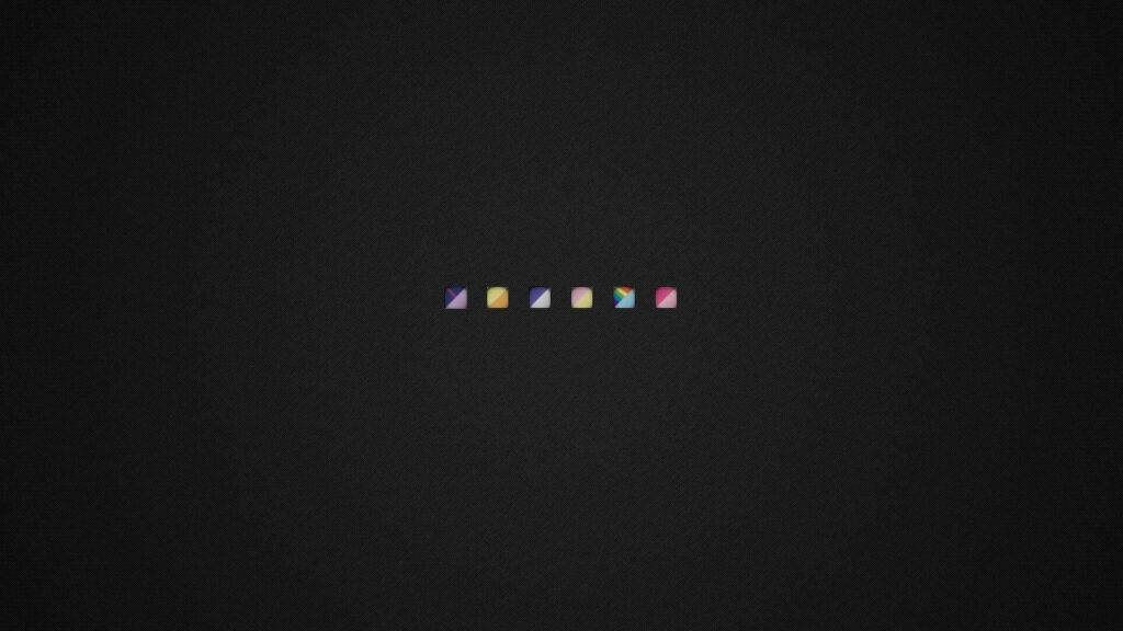 Gradient Icons in Minimalist Style: A Fabric-Textured Desktop Wallpaper