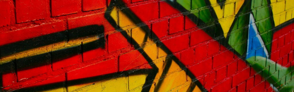 Graffiti Artistry: Captivating Abstract Expression on a HD Wallpaper Background