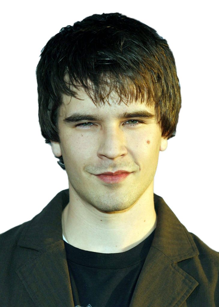 Close-up studio portrait of Canadian actor Graham Wardle Heartland star with white background Wallpaper