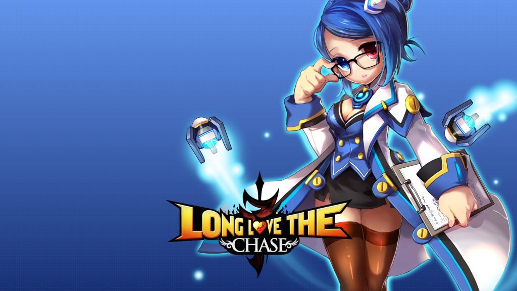 Grand Chase Mari Ming Onette futuristic lab coat with drones anime wallpaper long love the chase