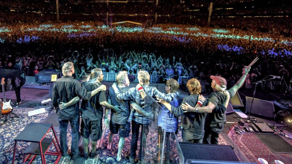 Grateful Dead Fare Thee Well concert final bow Soldier Field Chicago high resolution wallpaper