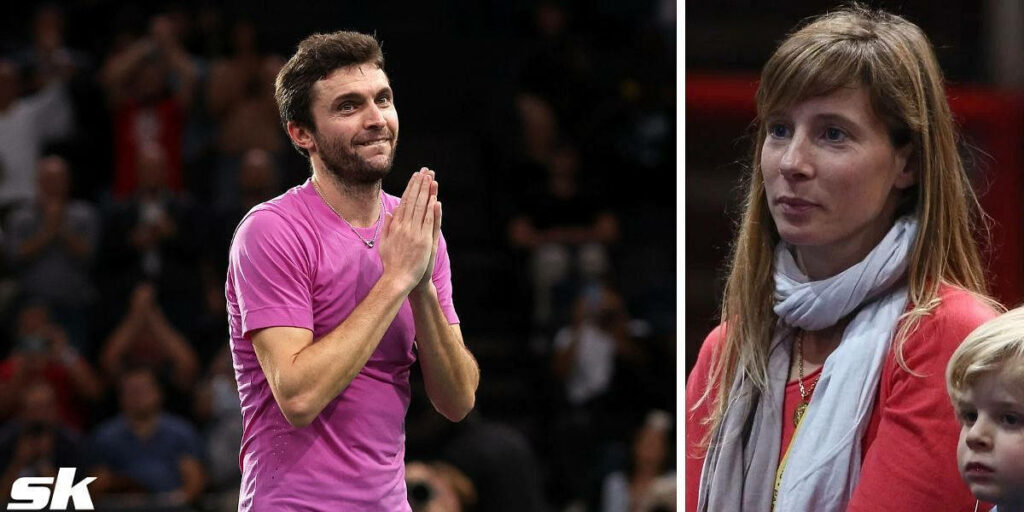Gilles Simon Tennis Wallpaper: Family Support on the Court