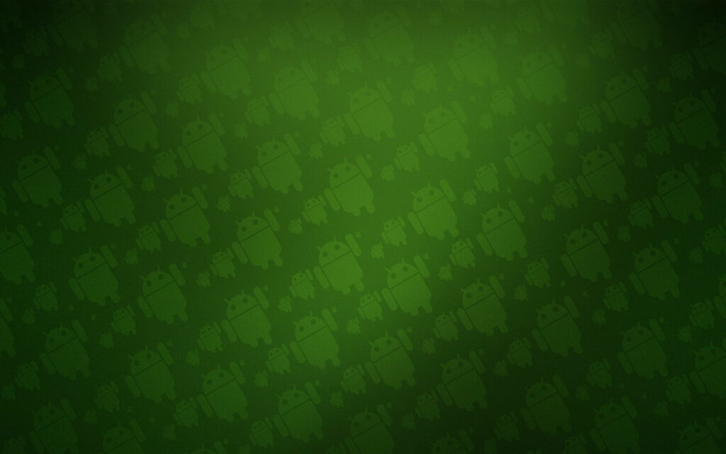 Green Android Bliss: A Vibrant Desktop Delight Wallpaper