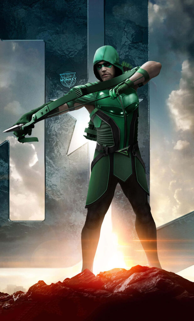 Dynamic Green Arrow Season 1 Wallpaper: Iconic Archer Background
