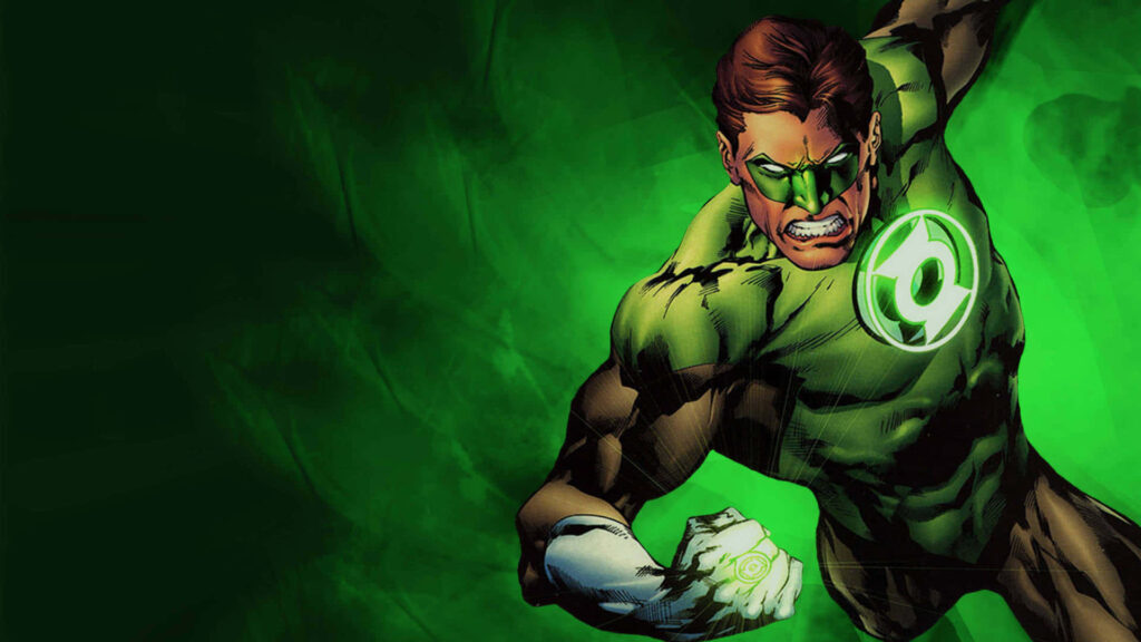 Green Lantern Power Ring: Energetic Wallpaper Showcasing Heroic Strength