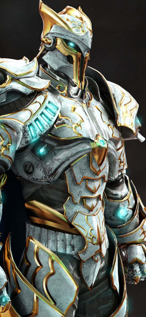 Greyhawk, the Majestic Valorplate: A Legendary Knight Emerges from the Shadows Wallpaper