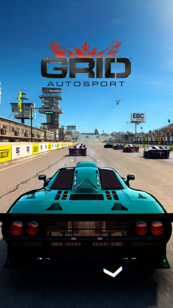 GRID Autosport Racing Wallpaper: High-Speed Action in Cockpit View