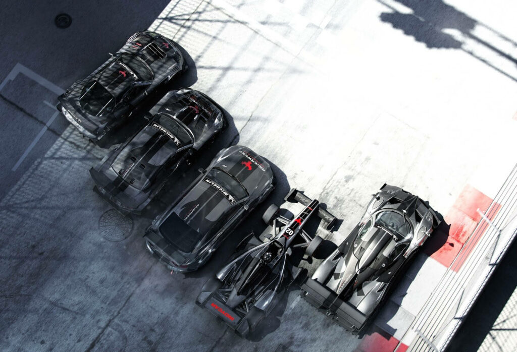 Grid Autosport dynamic wallpaper with racing cars speeding side by side