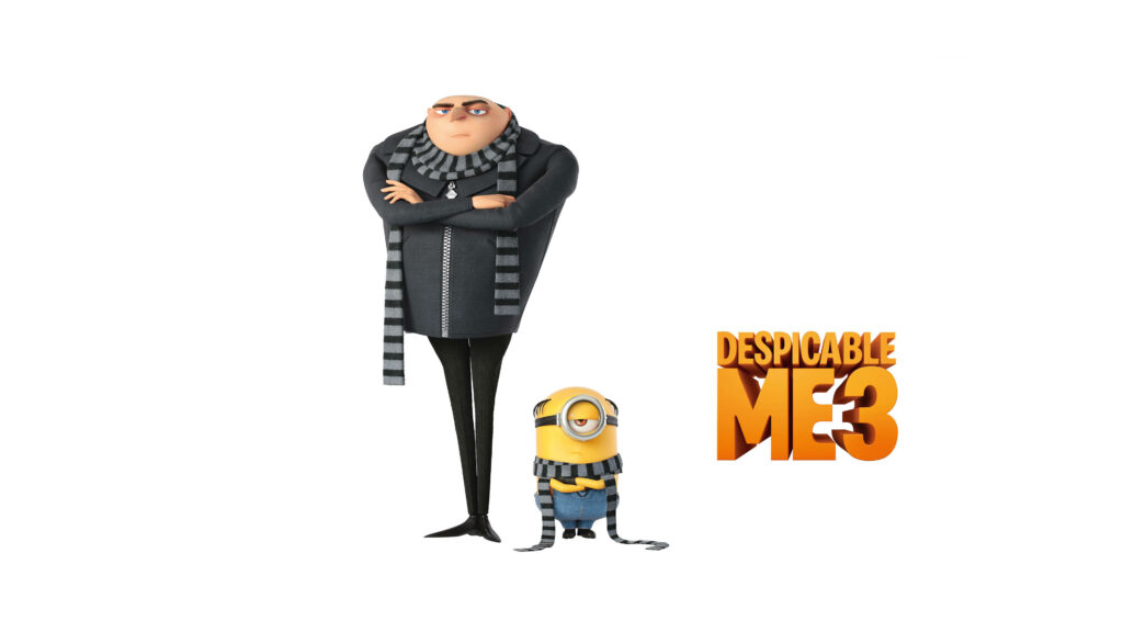 Gru & Mel Minion Desktop Wallpaper for Despicable Me 3