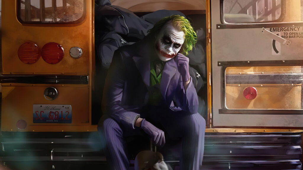 Legendary Battle: Batman vs Joker in a Stunning 4K Wallpaper