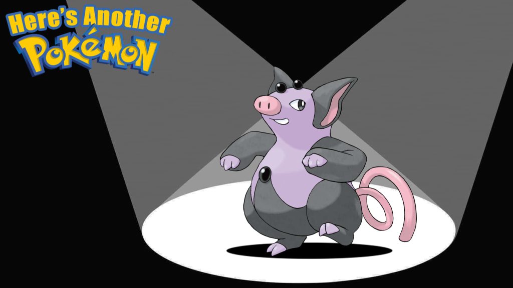 Grumpig Psychic Pokémon vibrant wallpaper spotlight dark background purple grey digital art