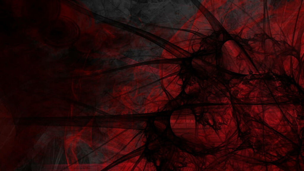 Grunge Abstract Wallpaper: Dramatic Black & Red Background Design