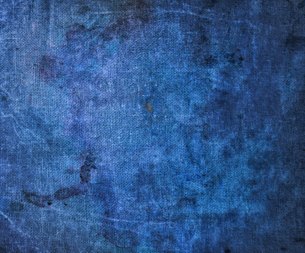 Grunge-Style Blue Denim Fabric Wallpaper Background Texture
