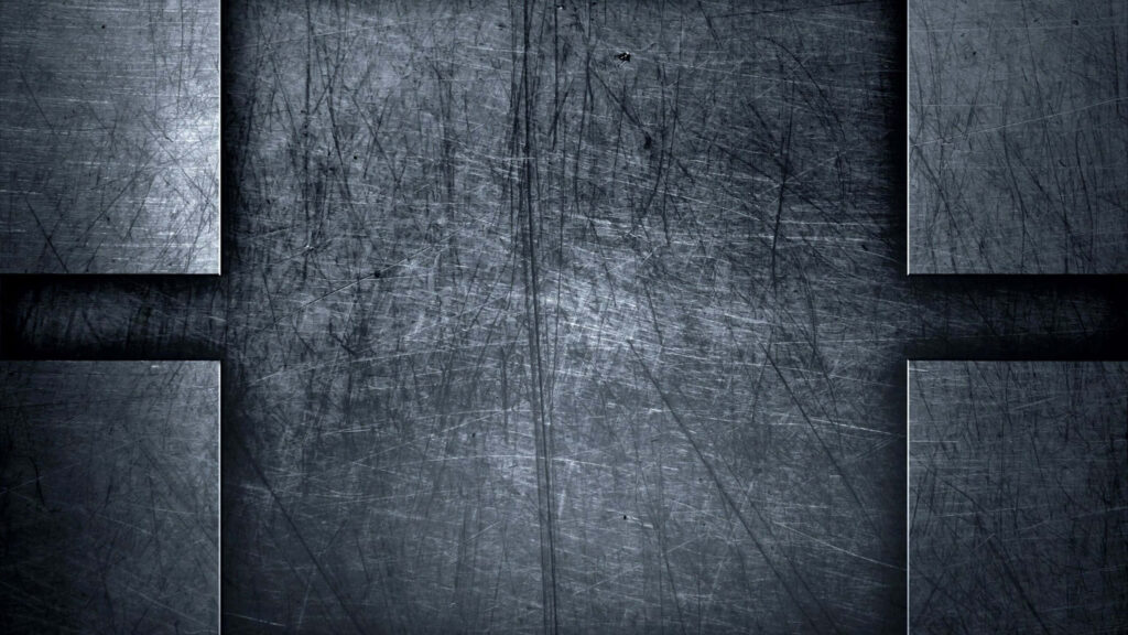 Grunge Metal Texture Wallpaper: Geometric Lines & Rugged Steel Design