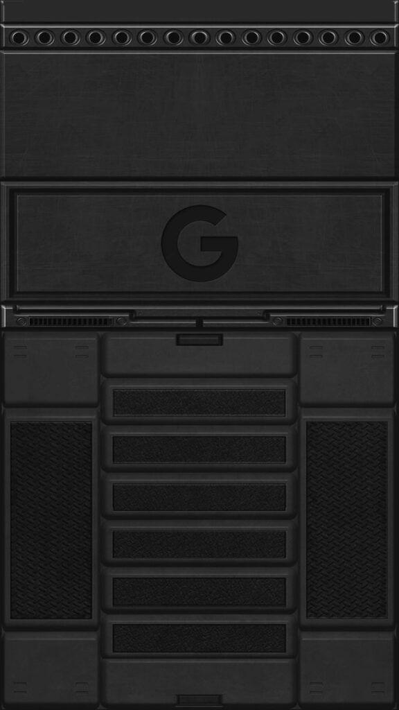 Pixel Tech: Retro Google-inspired Grunge Logo – Pixel 2 HD Phone Wallpaper