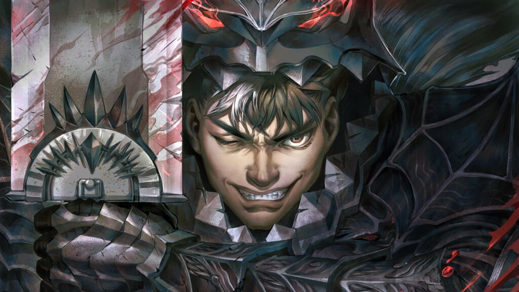 A Dark Hero's Epic Battle: Guts from Berserk Unleashed in Stunning HD Wallpaper