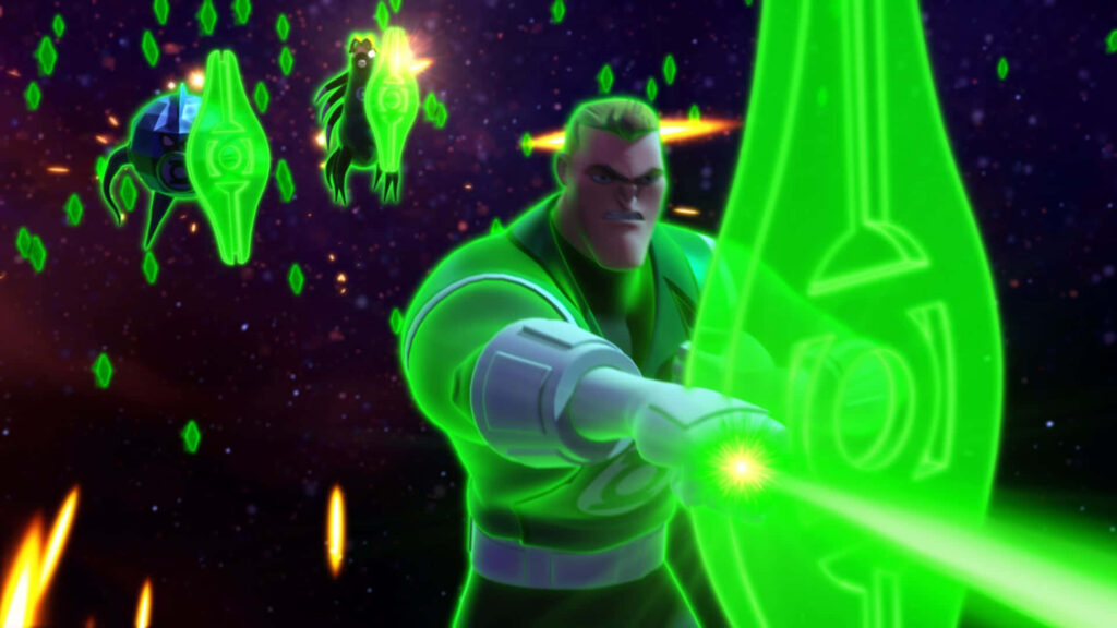 Guy Gardner in Action: Green Lantern Animated Series Wallpaper