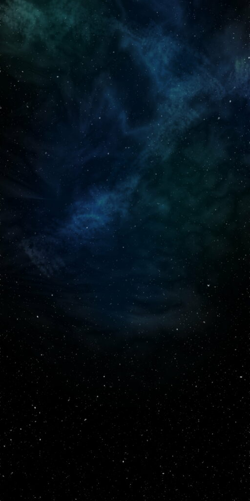 HD Abstract Background: Deep Blue & Green Night Sky Wallpaper