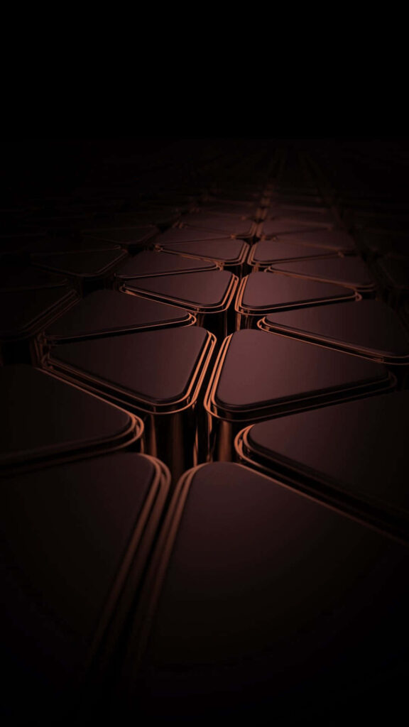 HD Dark Abstract Honeycomb Phone Wallpaper - Sleek & Sophisticated