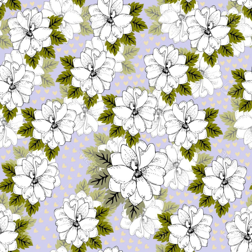 HD Jasmine Flower Wallpaper: Calming Lavender Background Design