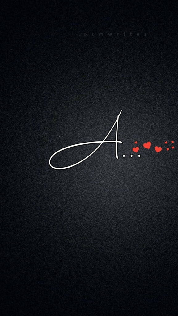 A Beautiful Alphabetical Affair: The Lovable Letter A HD Phone Wallpaper Background Photo