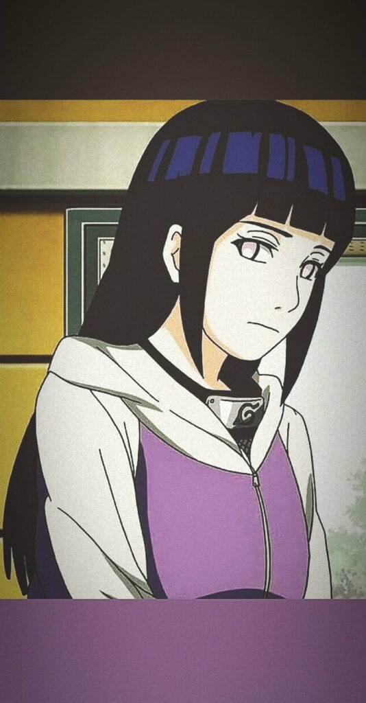 Naruto's Courageous Heroine: Hinata Hyuga's Stunning HD Phone Wallpaper