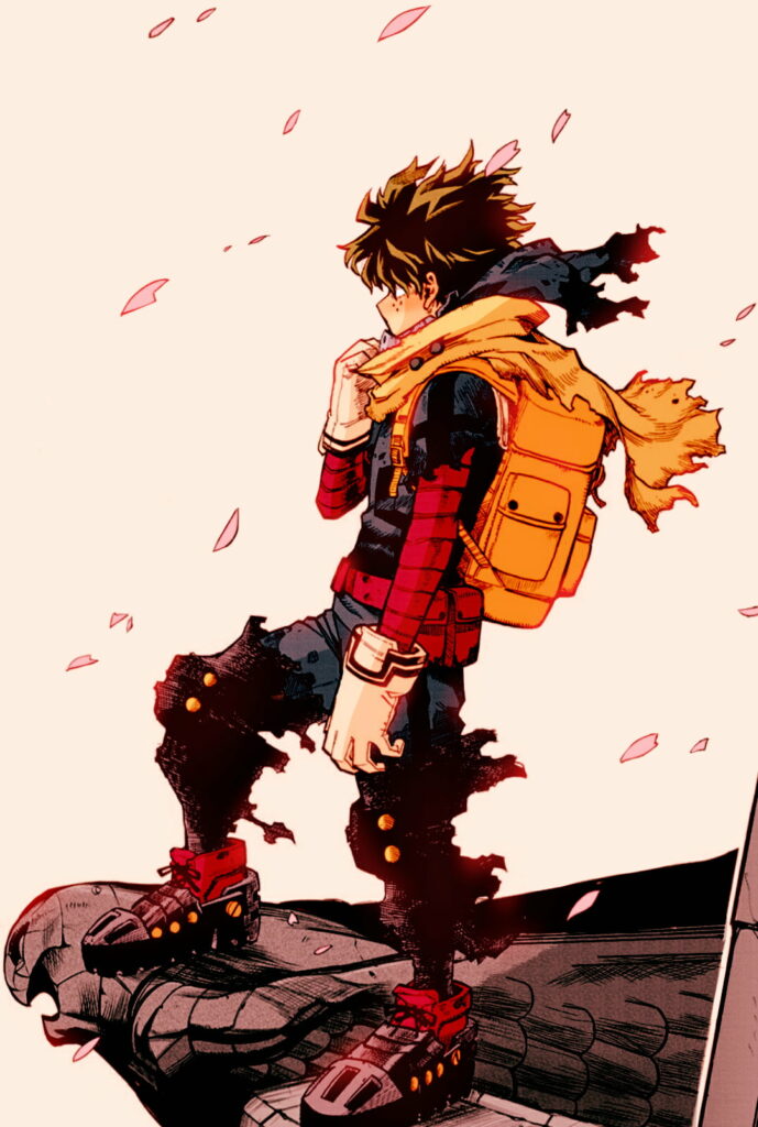 Deku: The Rising Hero in Boku no Hero Academia - Stunning HD Phone Wallpaper!