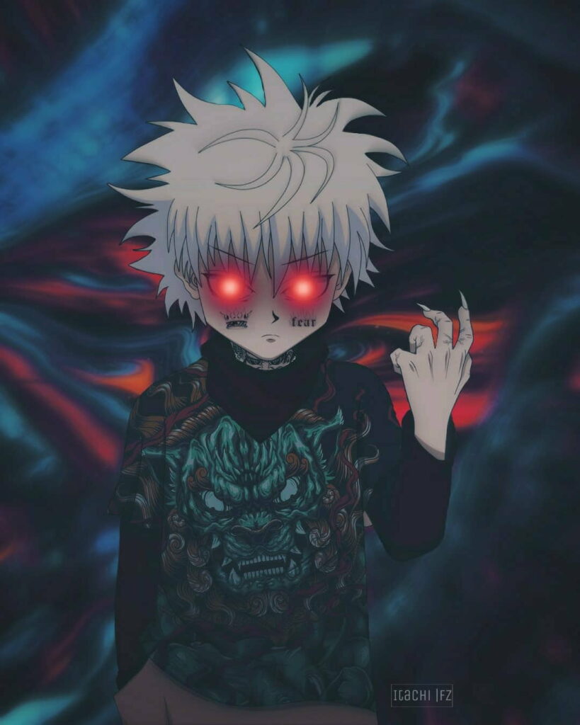 Resilient Hunter: Killua Zoldyck's Epic HD Anime Mobile Wallpaper