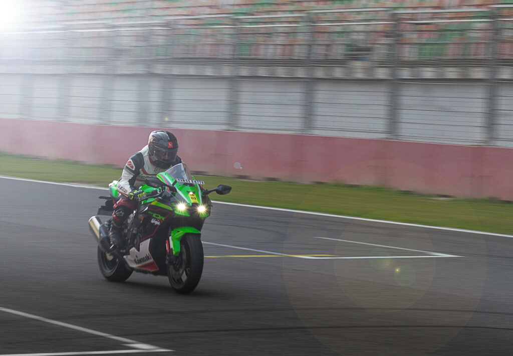 Dynamic HD Motorbike Race Wallpaper: Speed & Power Background