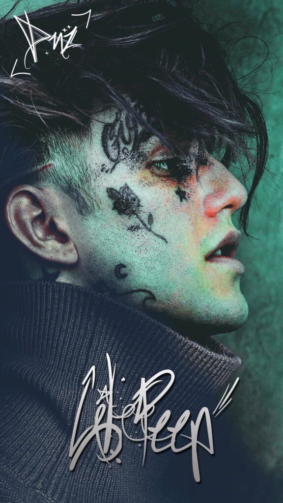 Vibrant Trap Music Vibes: HD Phone Wallpaper featuring Lil Peep