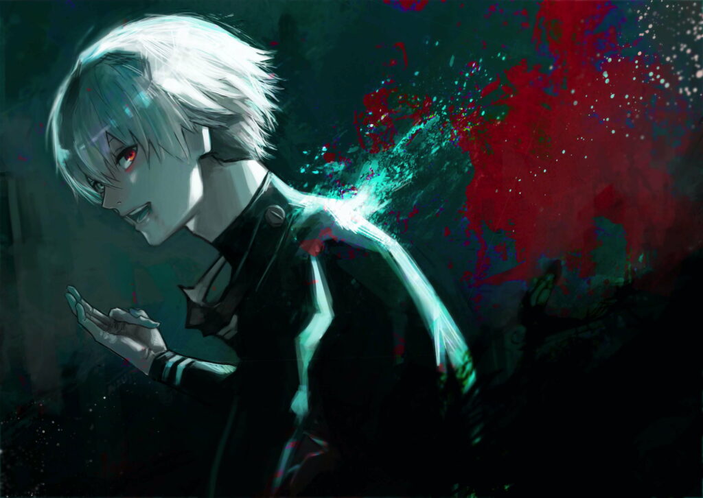 Tokyo Ghoul's Iconic Protagonist: Ken Kaneki in Captivating HD Anime Wallpaper